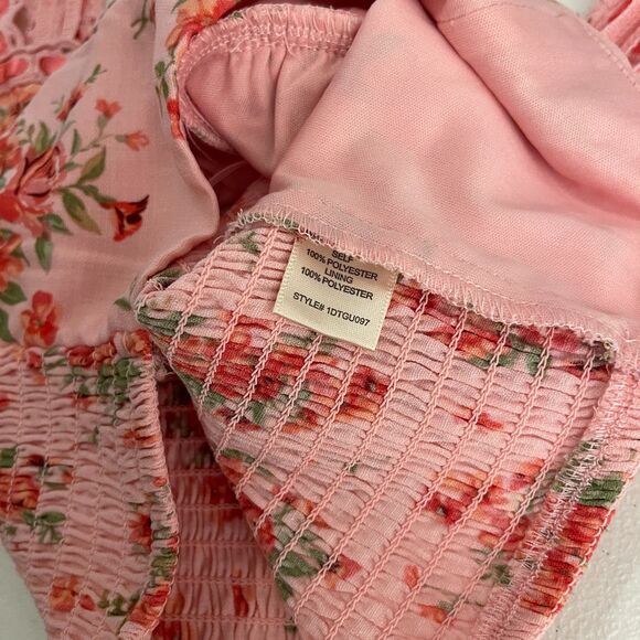 Thirty Thirty Tank Top Women's XS Ribbon Bow Cropped Boho Coquette Cottage - Picture 9 of 9